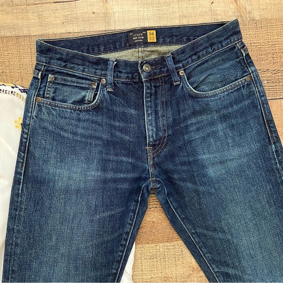 J CREW 484 "SLIM" Fit Straight Leg Jeans - Picture 3 of 11